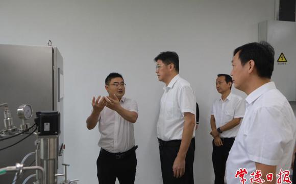 罗毅君调研湖南省常德合成生物制造产业创新创业中心