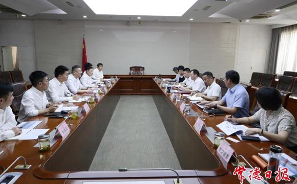 周振宇会见华为公司湖南总经理詹德生一行